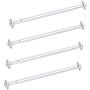 Hobbypark (4-Pack) 08029 Metal Steel 90mm Front/Rear Dog Bone for Volcano Epx/epx PRO 1/10 Electric RC Off Road Monster Truck Upgrade Parts Sliver