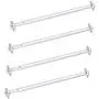Hobbypark (4-Pack) 08029 Metal Steel 90mm Front/Rear Dog Bone for Volcano Epx/epx PRO 1/10 Electric RC Off Road Monster Truck Upgrade Parts Sliver