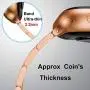 T-ENGINE Metal Band Compatible with Apple Watch SE Series 6 5 4 3 2/1, Upgraded Ultra Thin Band for 38mm 40mm Rose Gold