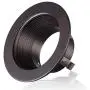 TORCHSTAR 4 Inch Recessed Can Light Trim, Oil Rubbed Bronze Metal Step Baffle Trim, for PAR20, R20, BR20 Light Bulbs, for 4” Recessed Cans, Halo/Juno Remodel Recessed Housing, Pack of 6