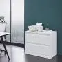 Bonnlo Lateral File Cabinet Lockable with 2 Drawers, White Bonnlo Lateral File Cabinet Lockable with 2 Drawers, White