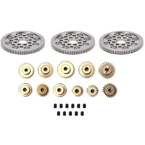 T best RC Motor Gear, Upgrade Metal Reduction Gear Motor Gear Fit for D3 CS S XI XIS Car Parts Accessory
