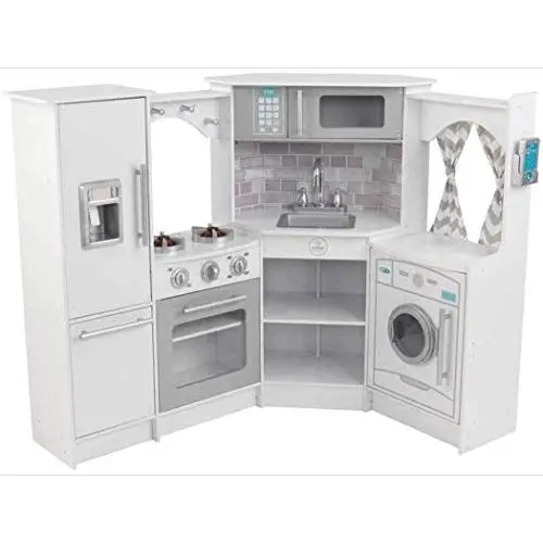KidKraft Ultimate Corner Play Kitchen Set - White (Amazon Exclusive) KidKraft Ultimate Corner Play Kitchen Set - White (Amazon Exclusive)