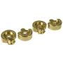 Benedict Harry TRX-4 1:10 x4PCS Heavy Metal Brass Internal Wheel Knuckle Weight Fit for Traxxas TRX-4 (A Style)