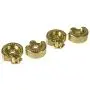 Benedict Harry TRX-4 1:10 x4PCS Heavy Metal Brass Internal Wheel Knuckle Weight Fit for Traxxas TRX-4 (A Style)