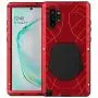 Feitenn Galaxy Note 10 Plus Case Metal, Note 10 Plus 5G Case Heavy Duty, Gorilla Glass Cover Armor Aluminum Bumper Military Shockproof Defender for Samsung Galaxy Note 10 Plus/Note 10+ 5G - Red