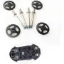 Parts & Accessories Replacement Metal Shaft + Fixed Wheel Kit for Parrot Bebop 2 Drone AN88 - (Color: Black)