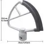 4.5/5 Quart Flex Edge Beater for KitchenAid Tilt-Head Stand Mixer, All-Metal Die Cast Flat Beater Blade with Flexible Silicone Edges Bowl Scraper