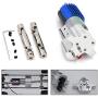 Baoer Metal Upgrade Parts 370 Motor Front and Rear Axle for WPL RC Car B-14 B16 B24 B36 C14 C24 C34 C44 1/16 Truck WPL-F