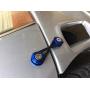 iJDMTOY Universal Fit Blue Finish JDM Quick Release Fastener Kit Compatible With Car Bumper Trunk Fender Hatch Lid
