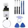 D-FLIFE Home Button Replacement for iPhone 7 7Plus 8 8Plus, Home Button Touch ID Main Key Flex Cable Assembly Replacement with Repair Tools for iPhone 7 7P 8 8P (Silver)