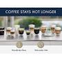 DeLonghi DeLonghi Double Walled Thermo Espresso Glasses, Set of 2, Regular, Clear