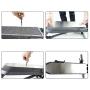 Kuinayouyi Electric Scooter Chassis Aluminum Metal Guard Plate Armor Battery Bottom Cover for Ninebot Max G30