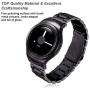 V-Moro Metal Strap Compatible with Gear S2 Sport Bands Solid Stainless Stee Business Replacement Bracelet for Samsung Gear S2 Smartwatch Space Gray