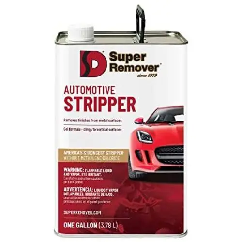 Automotive Stripper (Gallon - 128oz) Super Remover - Removes Paint from Metal - Clings to Vertical Surfaces Automotive Stripper (Gallon - 128oz) Super Remover - Removes Paint from Metal - Clings to Vertical Surfaces