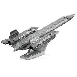 Fascinations Metal Earth SR-71 Blackbird Airplane 3D Metal Model Kit