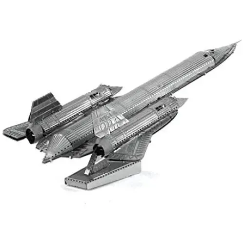 Fascinations Metal Earth SR-71 Blackbird Airplane 3D Metal Model Kit