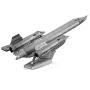 Fascinations Metal Earth SR-71 Blackbird Airplane 3D Metal Model Kit