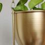 Hoobbii Hanging Planter-Metal Plant Hanger, Simple Modern Planter, Hanging Planters for Indoor Plants, Home Decoration Hanging Flower Pot