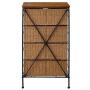 4D Concepts 4-Drawer Wicker Stand, Wicker/Metal