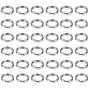 HUIHUIBAO 200 Pieces 6mm Metal Split Rings Nickel Plated Small Key Chain Ring Part for Ornament Crafts and Jewelry Making,Silver HUIHUIBAO 200 Pieces 6mm Metal Split Rings Nickel Plated Small Key Chain Ring Part for Ornament Crafts and Jewelry Making,Silver