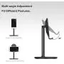 Phone Stand for Desk, Cell Phone Stand Adjustable Desk Phone Holder Tablet Holder Phone Dock (Black) Phone Stand for Desk, Cell Phone Stand Adjustable Desk Phone Holder Tablet Holder Phone Dock (Black)
