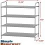 Simple Houseware 4-Tier Shoe Rack Storage Organizer 20-Pair, Grey Simple Houseware 4-Tier Shoe Rack Storage Organizer 20-Pair, Grey
