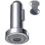 Kitchen Faucet Sprayer Head, Angle Simple Pull Out Sink Faucet Spray Head Nozzle Kitchen Pull Down Faucet Nozzle Spout Replacement Part 2 Functions, Chrome Kitchen Faucet Sprayer Head, Angle Simple Pull Out Sink Faucet Spray Head Nozzle Kitchen Pull Down Faucet Nozzle Spout Replacement Part 2 Functions, Chrome