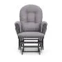 Storkcraft Premium Hoop Glider and Ottoman (Gray Base, Gray Swirl Cushion) – Padded Cushions with Storage Pocket, Smooth Rocking Motion, Easy to Assemble, Solid Hardwood Base Storkcraft Premium Hoop Glider and Ottoman (Gray Base, Gray Swirl Cushion) – Padded Cushions with Storage Pocket, Smooth Rocking Motion, Easy to Assemble, Solid Hardwood Base