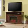 Sauder Harbor View Media Fireplace, for TVs up to 60'', Curado Cherry finish Sauder Harbor View Media Fireplace, for TVs up to 60'', Curado Cherry finish