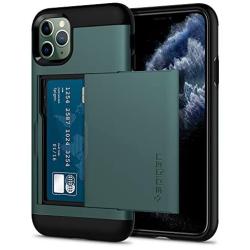 Spigen Slim Armor CS Designed for iPhone 11 Pro Case (2019) - Midnight Green