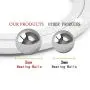 TamBee 16 Inch Aluminum Lazy Susan Heavy Duty Metal Rotating Hardware Large Turntable Bearings Ring 400mm Silver Turntable on Dining-table for Glass Top Wood Top
