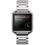 Oitom Metal Bands Compatible with Fitbit Blaze Large,Frame Housing+Stainless Steel Bracelet Replacement Accessory Strap Watch Band for Smart Fitness Watch Silver