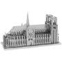 Fascinations ICONX Notre Dame Cathedral 3D Metal Model Kit