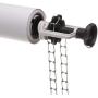 Impact Backdrop Holder for Photography Background Paper with 4-Meter Silver Metal Chain, 42 lb Load Capacity - VPD-DSMC2 Varidrive, 2 Drive Inserts Retractable Backdrop Support System