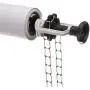 Impact Backdrop Holder for Photography Background Paper with 4-Meter Silver Metal Chain, 42 lb Load Capacity - VPD-DSMC2 Varidrive, 2 Drive Inserts Retractable Backdrop Support System
