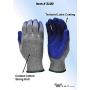 G & F Products - 3100L-DZ-Parent 12 Pairs Large Rubber Latex Double Coated Work Gloves for Construction, gardening gloves, heavy duty Cotton Blend Blue