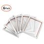 6 Pack Aluminum Silk Screen Printing Frames ，20 x 24 inch Pre-Stretched Aluminum Screen Printing Screens with 110 tpi White Mesh Silk Screen