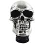 Jialuode Universal Skull Shifter Knob Car Shift Stick Handle Transmission Shifting Head Fit for SUV, Saloon car, Sedan, Truck and Van etc Silver