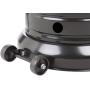 Amazon Basics Outdoor Patio Heater with Wheels, Propane 46,000 BTU, Commercial & Residential - Charcoal Gray