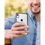 DTTO iPhone XR Case, Slim Fit Case Soft TPU Clear Cover with Metal Luster Edge for Apple iPhone XR 6.1 Inch- Black