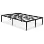 Olee Sleep 18'' Heavy Duty Queen Steel Slat, No Box Spring Needed, Black Olee Sleep 18'' Heavy Duty Queen Steel Slat, No Box Spring Needed, Black