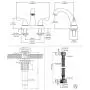 PARLOS 2-Handle Bathroom Sink Faucet with Drain Assembly and Supply Hose Lead-Free cUPC Lavatory Faucet Mixer Double Handle Tap Deck Mounted Brushed Nickel,13598 PARLOS 2-Handle Bathroom Sink Faucet with Drain Assembly and Supply Hose Lead-Free cUPC Lavatory Faucet Mixer Double Handle Tap Deck Mounted Brushed Nickel,13598