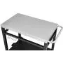 Royal Gourmet Double-Shelf Movable Dining Cart Table,Commercial Multifunctional Stainless Steel Flattop Worktable PC3401S Royal Gourmet Double-Shelf Movable Dining Cart Table,Commercial Multifunctional Stainless Steel Flattop Worktable PC3401S