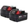 Milwaukee 48-11-1828 M18 XC RED LITHIUM 18-Volt Lithium-ion Cordless Tool Battery ( 2 pack )