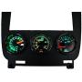 Lower Single or Double Din Dash Kit Compatible with Nissan 240SX S14 95-98 Multiple 52mm Gauge Options