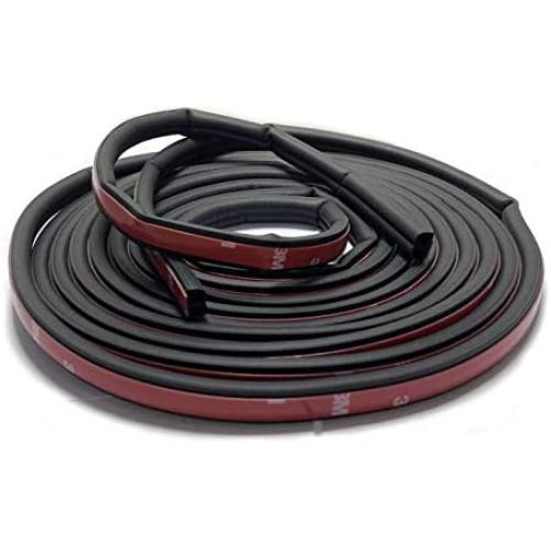 16Ft(5M) B-Shape Rubber Strip Seal Weather-strip For Car Side Door/Rear Trunk/Hood