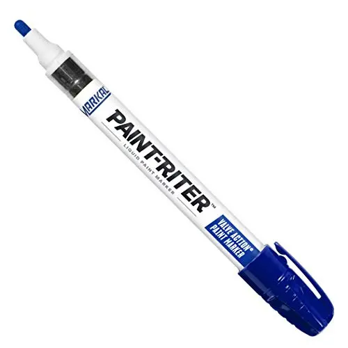 Markal 96825 Valve Action Liquid Paint Marker with 1/8'' Bullet Tip, Blue (12 Markers) Markal 96825 Valve Action Liquid Paint Marker with 1/8'' Bullet Tip, Blue (12 Markers)