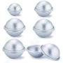 Pllieay 12 Pieces 3 Sizes DIY Bath Bomb Molds, 6 Sets Metal Bath Bomb Molds for Crafting Bath Bomb