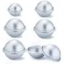 Pllieay 12 Pieces 3 Sizes DIY Bath Bomb Molds, 6 Sets Metal Bath Bomb Molds for Crafting Bath Bomb Pllieay 12 Pieces 3 Sizes DIY Bath Bomb Molds, 6 Sets Metal Bath Bomb Molds for Crafting Bath Bomb